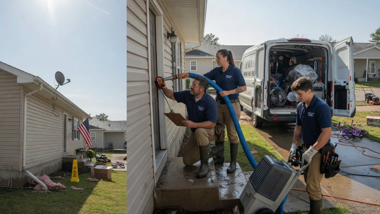 Ceiling Water Damage Restoration in Wheeling, MO near me